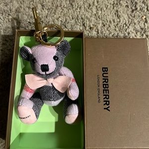 New in Box Burberry Pink Classic Thomas Bear